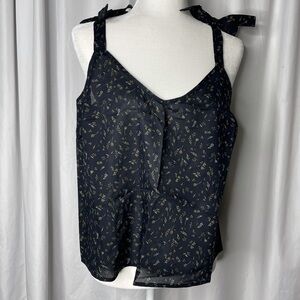 Navy Blue Universal Thread Cotton Top Rustic